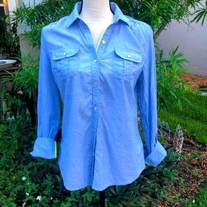 Express button up long sleeve Oxford size M